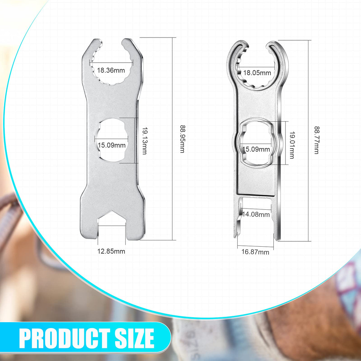 Landhoow 6-piece wrench set for efficient solar panel cable work and disassembly