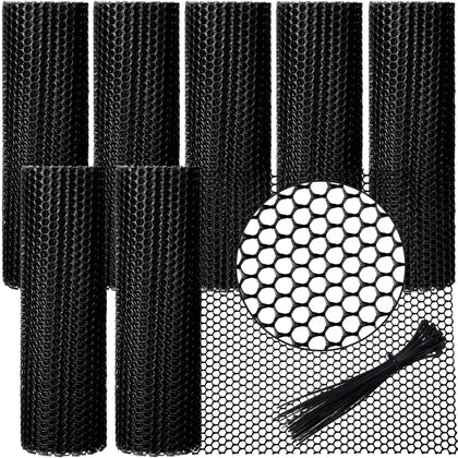 Landical six-roll plastic chicken wire fencing pack for large-area projects