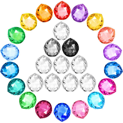 Landical 60-pack rainbow crystal suncatchers brighten windows and spaces