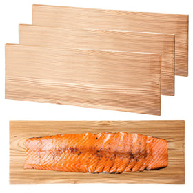 Landical cedar planks for salmon grilling offering authentic cedar smoke flavor.