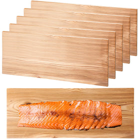 Landical cedar planks for salmon in 7x15 inches deliver authentic smoky flavor.