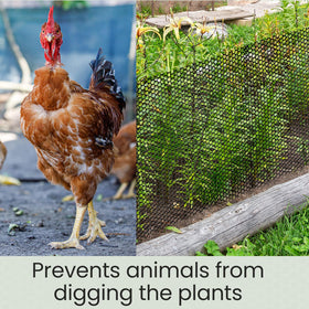 Landical durable, UV and rust resistant plastic fencing used outdoors