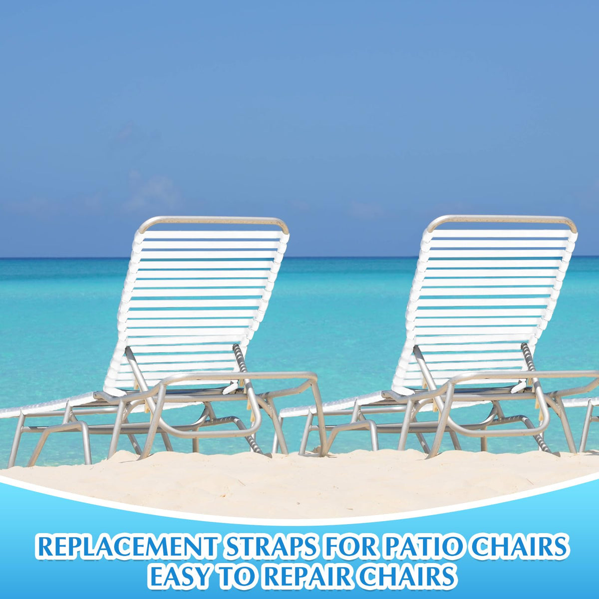 Durable vinyl straps from Landical for patio and restaurant settings