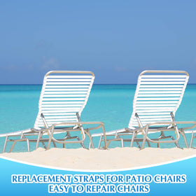 Durable vinyl straps from Landical for patio and restaurant settings