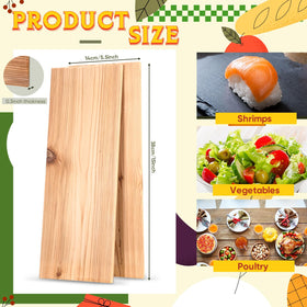 Landical extra-large cedar planks for big fillets enabling generous servings.