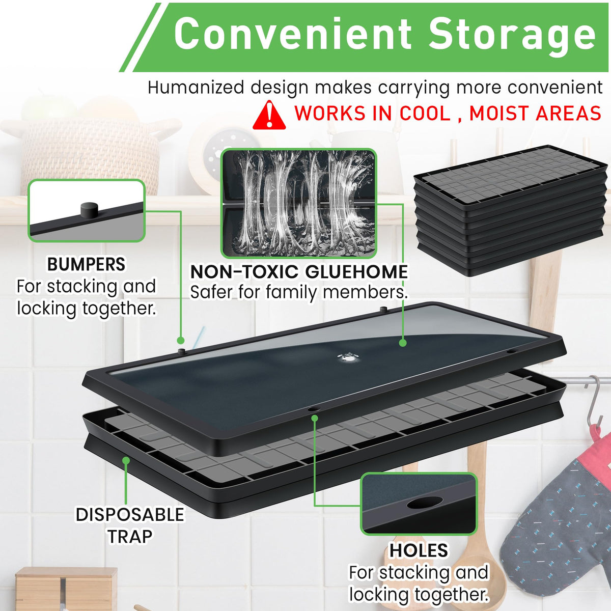 Landisun Mouses Traps indoor use areas like homes and offices