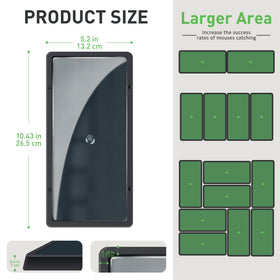 Landisun Mouses Traps large tray side view showing heavyweight design