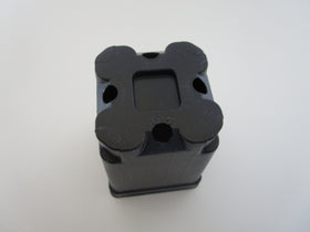 Landmark Plastics 2.5-inch square extra deep pot, tray-fit design for space-efficient tray organization.