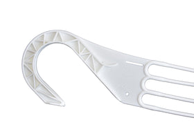 Landmark Plastics four-attachment-point hanger fits most 12-inch baskets securely.