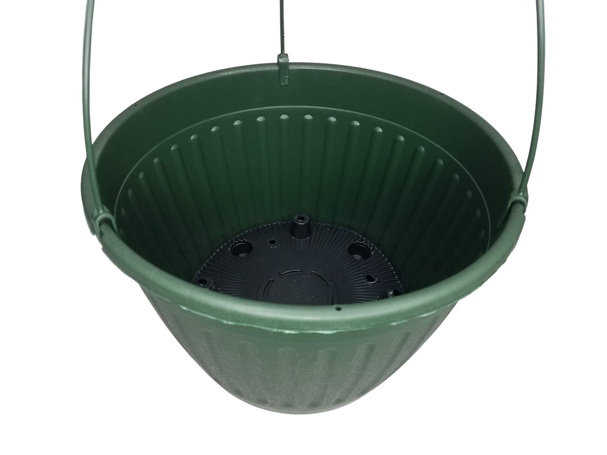 Landmark Plastics Imperial drainage saucer promotes proper drainage for plants.
