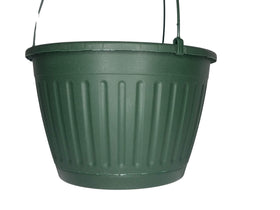Landmark Plastics Imperial 19in three-strand hanger secures the planter.