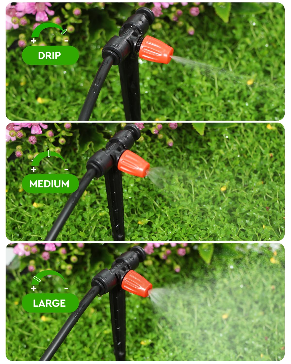 Landtouch 36-pack of emitters suited for 1/4-inch drip irrigation systems.