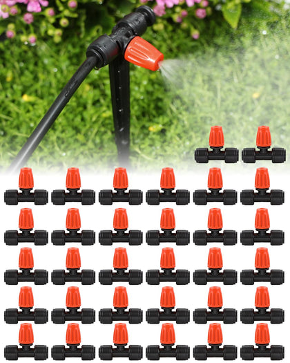 Landtouch quick-connect misting nozzle quarter-inch linkage for fast, leak-free irrigation setup.