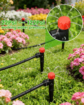 Landtouch tool-free disassembly for easy tubing repositioning.