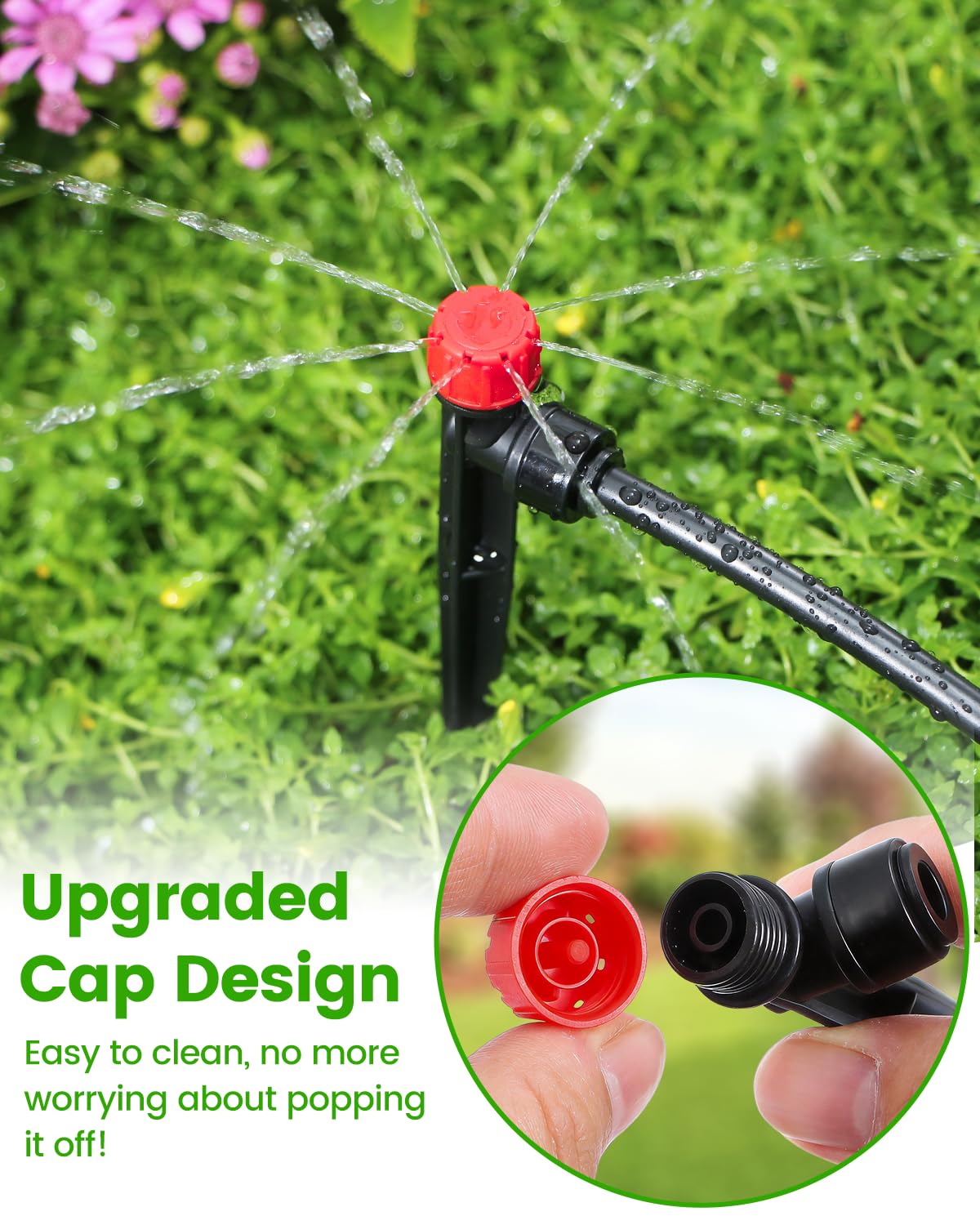 Landtouch UV-resistant emitter material withstands outdoor conditions.