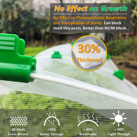 LANEVAN 60-mesh detail permits light and airflow for plants.