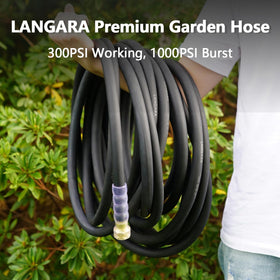 LANGARA all-weather hose remains flexible in hot and cold.