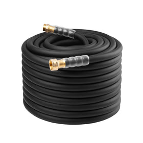 LANGARA heavy duty garden hose extended to 150ft for long reach watering tasks