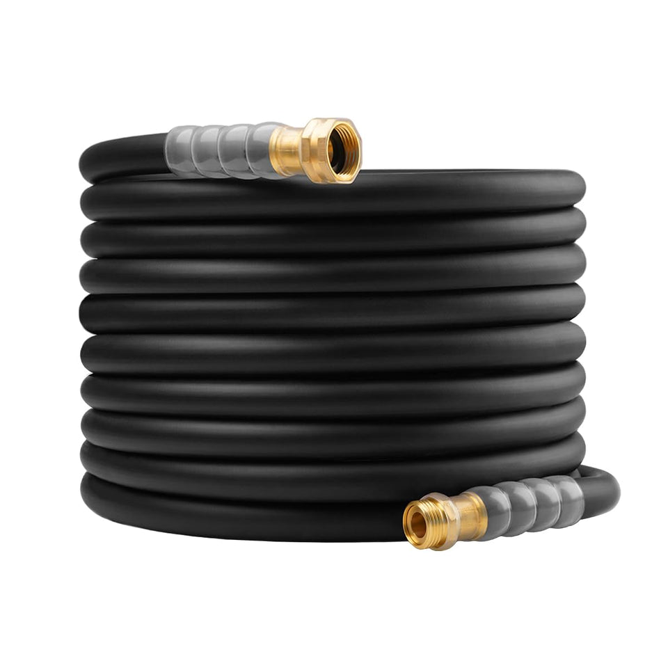 LANGARA heavy-duty garden hose 75ft laid out for extended reach.