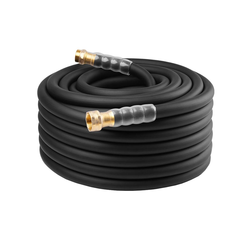 LANGARA garden hose with transparent swivel handle for quick fittings.