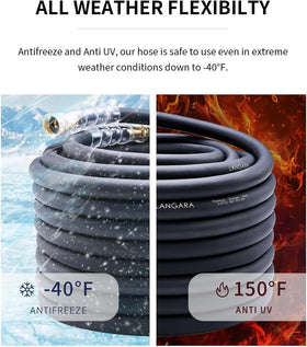 Langara no kink memory feature promotes smooth uncoiling and use.