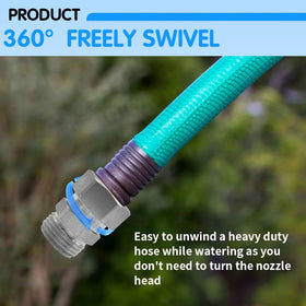 Langina Graden standard 3/4 GHT thread ensures compatibility with most hoses and bibbs.