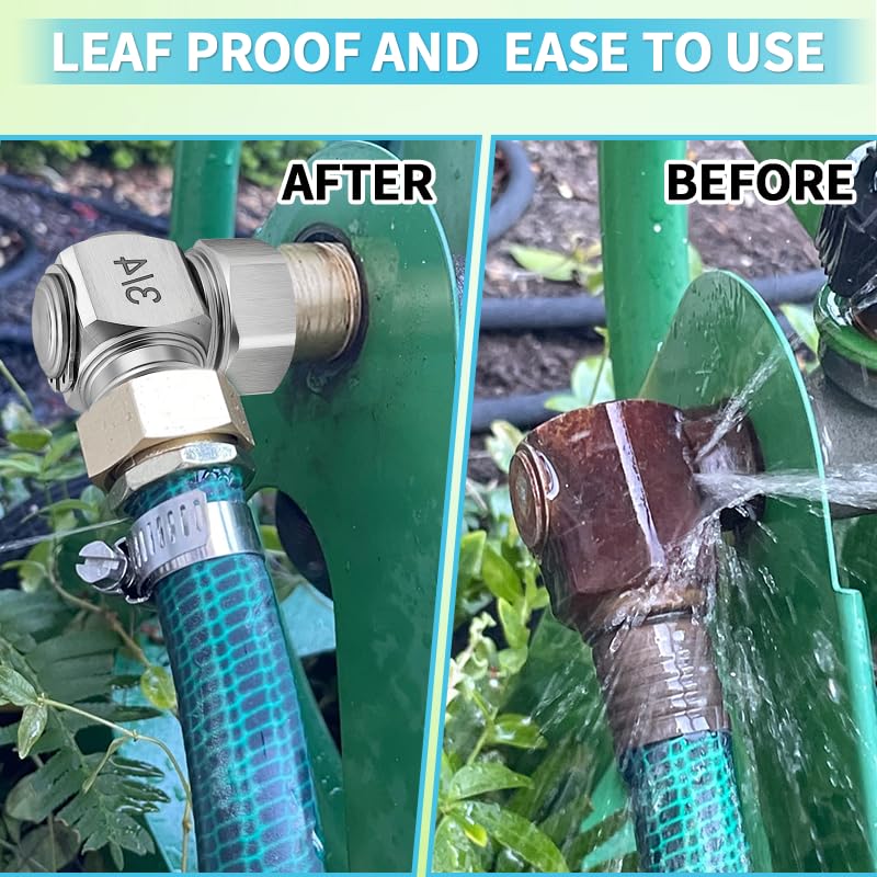 Langina included Teflon tape aids a secure, long-lasting seal.