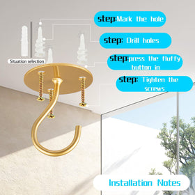 LangPu outdoor-ready hook shown on deck with planters.