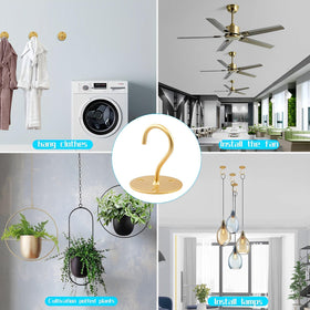 LangPu bright gold finish resists rust for long-lasting decor.