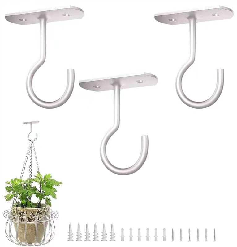 LangPu ceiling hook includes drywall anchors for quick, secure mounting.