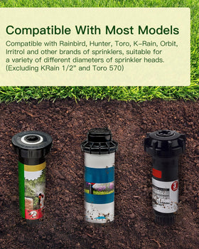 LANGZIHT durable metal construction for long-lasting sprinkler tool use.