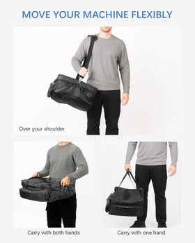 LANGZIHT Ninja Sizzle Pro XL GX101 bag water-repellent shell protects contents during transport.