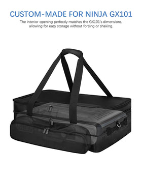 LANGZIHT Ninja GX101 bag top pocket neatly stores lids and plates for quick access.