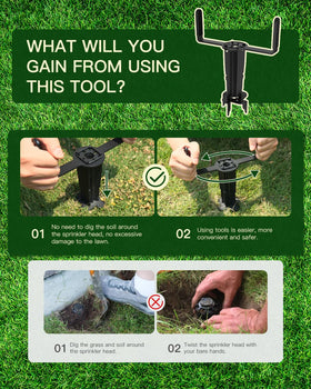 LANGZIHT stainless steel guide rod aligns the tool smoothly during head removal.