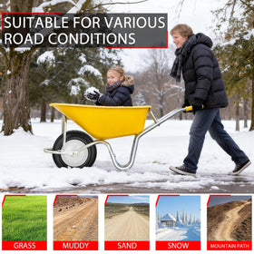 Lanjiajia wheel assembly fitting garden carts and hand dollies smoothly