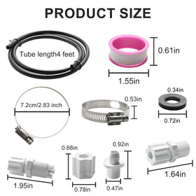 LanKstet CL200 check valve inlet assembly ensures proper flow control and backflow prevention.
