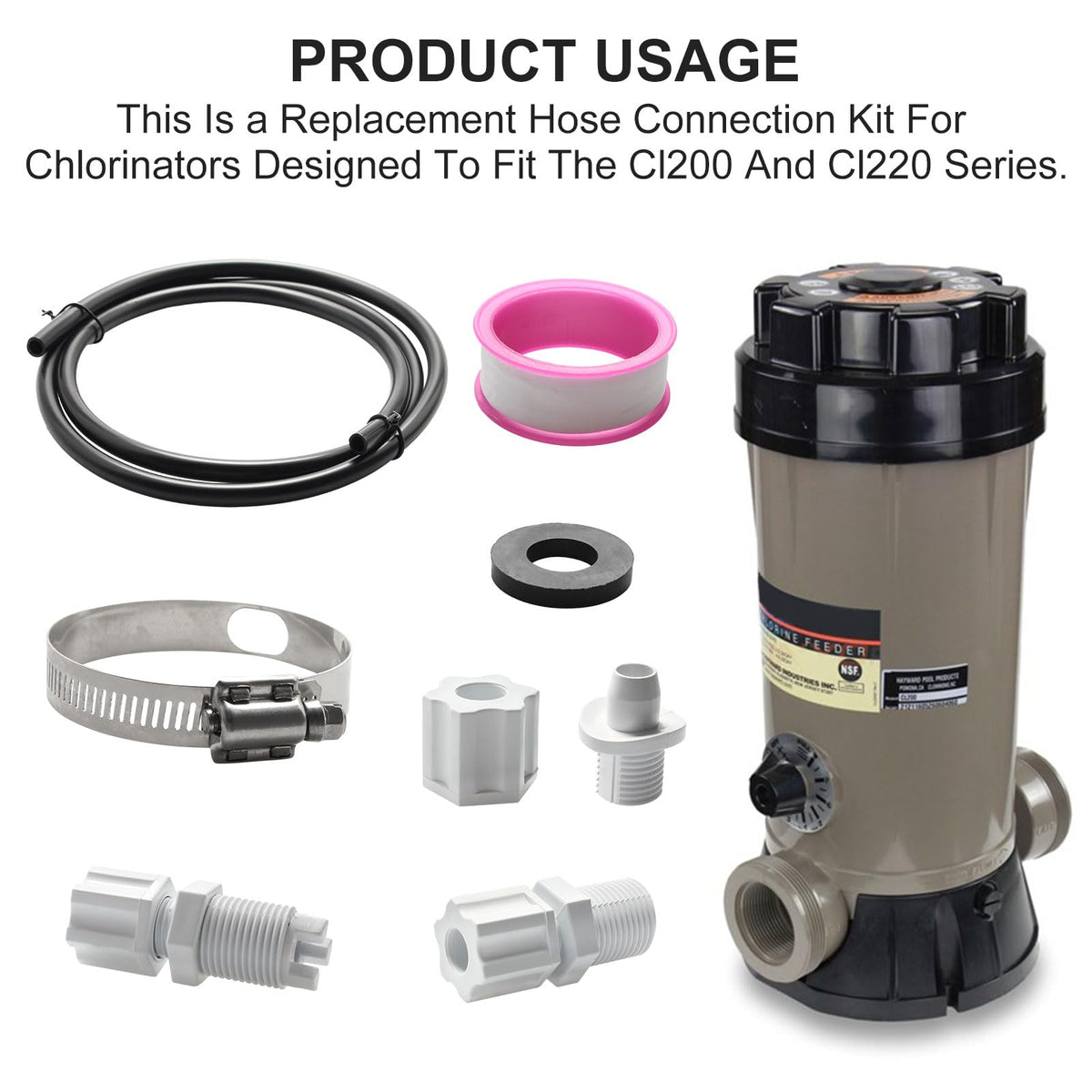 LanKstet CL200 inlet fitting 32x20mm enables secure connections.