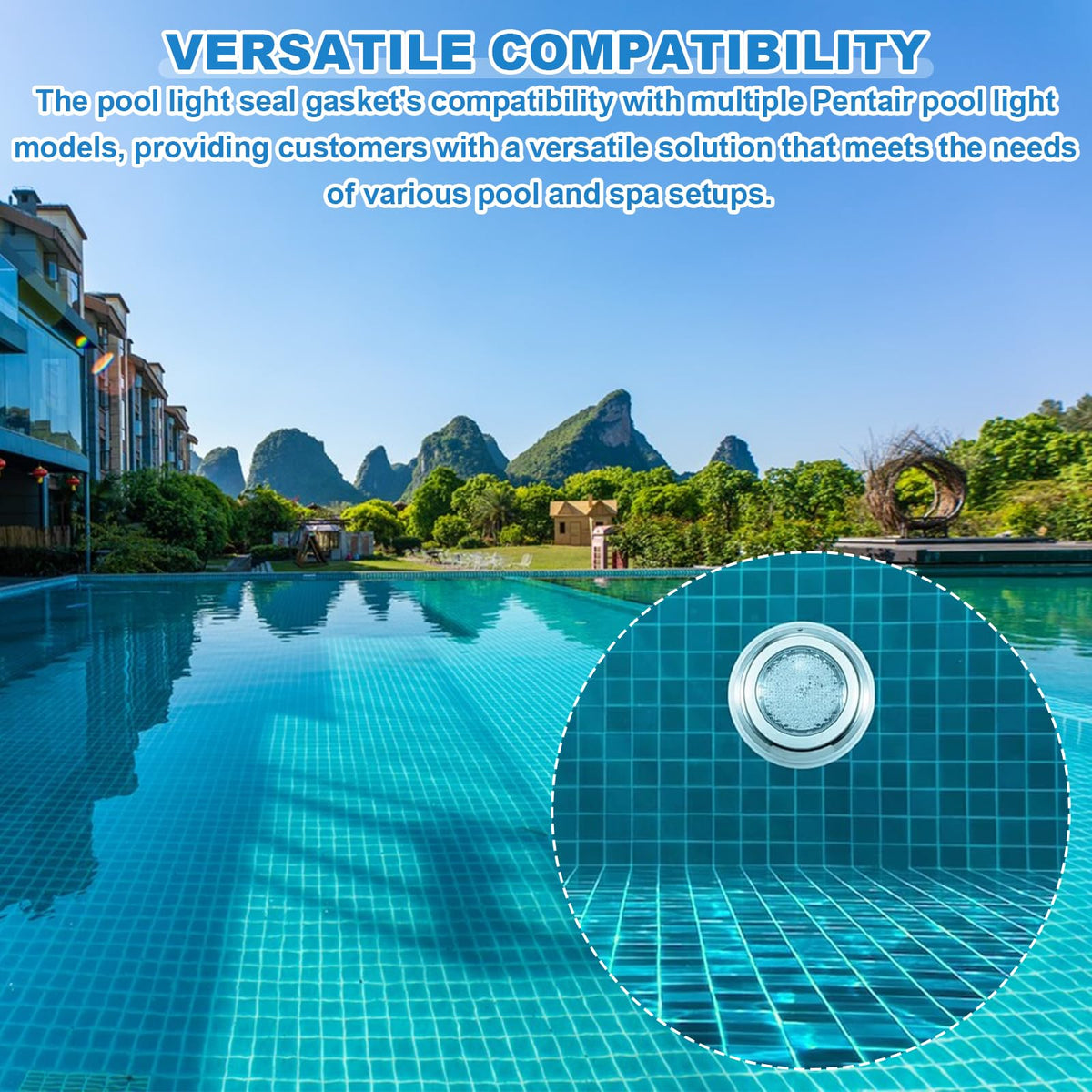 LanKstet gasket offers versatile compatibility across Pentair models for pools and spas