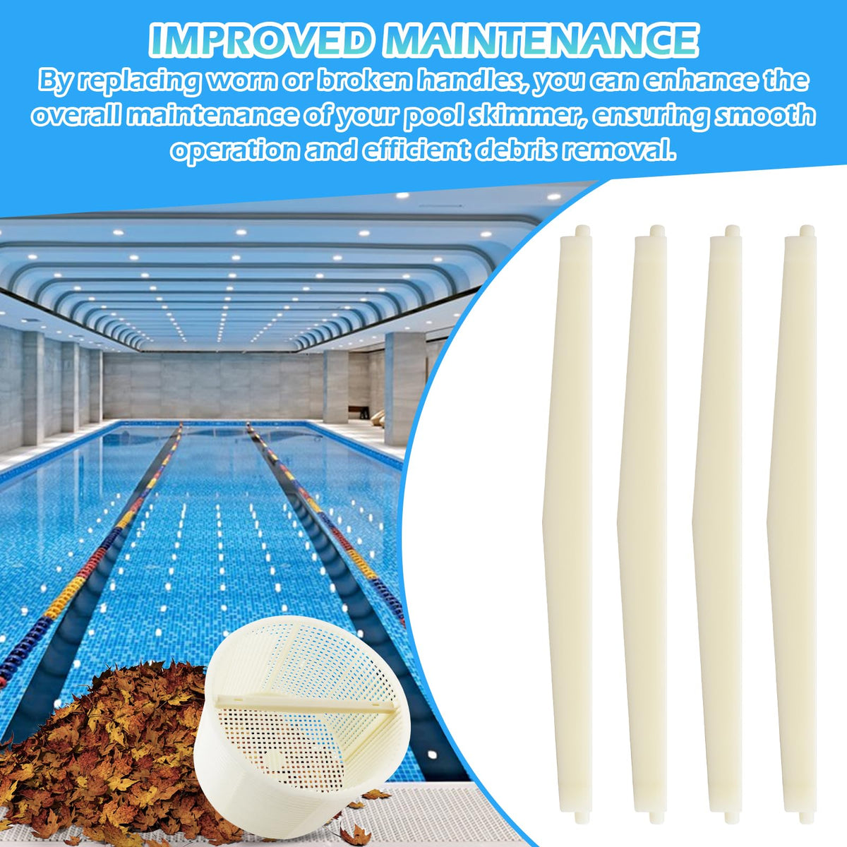 LanKstet four-pack provides spare handles for future maintenance.