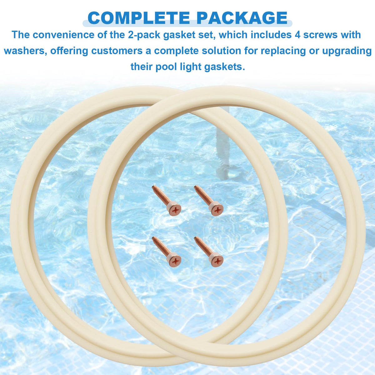 Durable pool light seal from LanKstet provides long-lasting protection against moisture