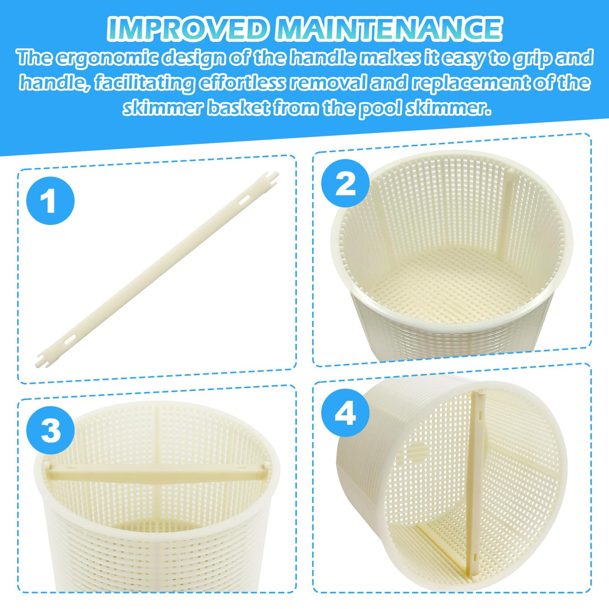 LanKstet 7-inch diameter fit ensures secure attachment to the skimmer.