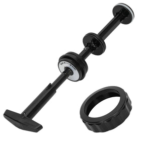 Lanmun SPX0410BA valve handle close-up, durable construction for pool systems.