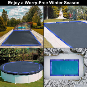 LanPool debris protection helps keep water clean during winter.