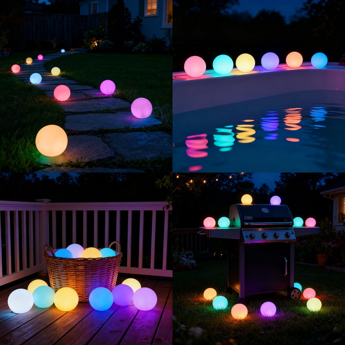 LanPool two-pack glow balls make a thoughtful pool gift