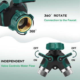 LANPOWAE easy install connector supports tool-free faucet setup.