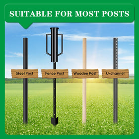 Lansybel 8LB T-Post Driver showing 2.9 inch inner diameter detail