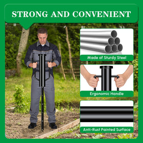 Lansybel 8LB T-Post Driver durable steel construction