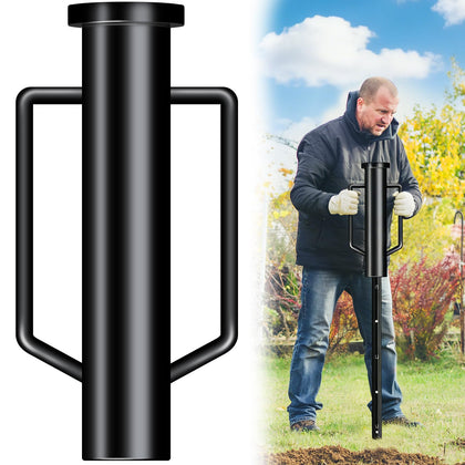 Lansybel 8LB T-Post Driver front view for efficient fence installation