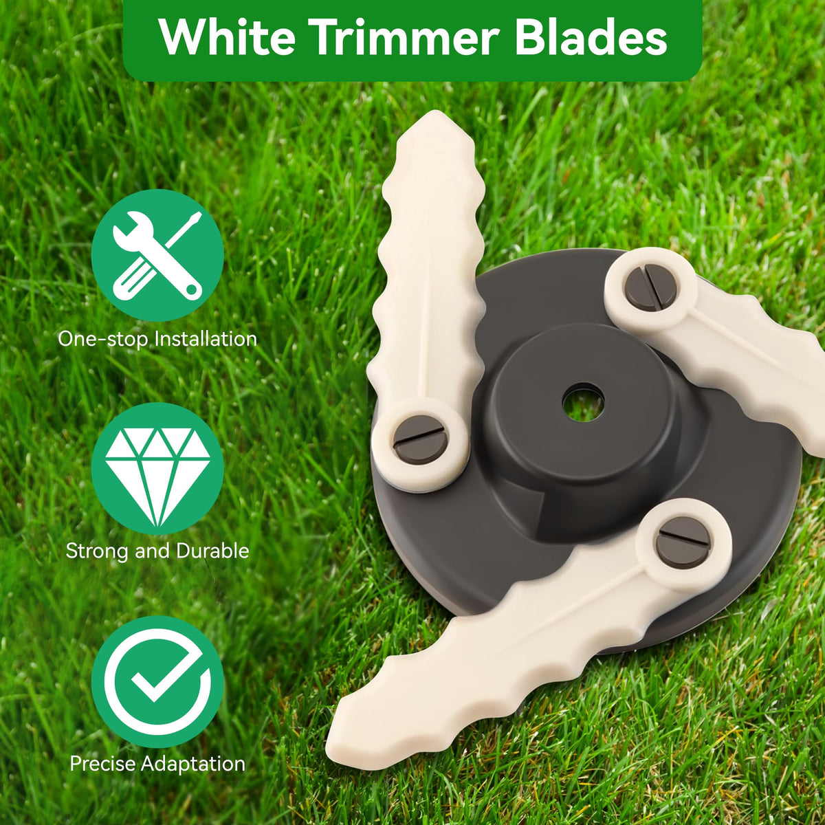 Lanties installation kit with washers simplifies blade replacement