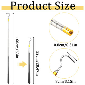 LANTONGJIANPP extendable pool pole assembly shown for reach
